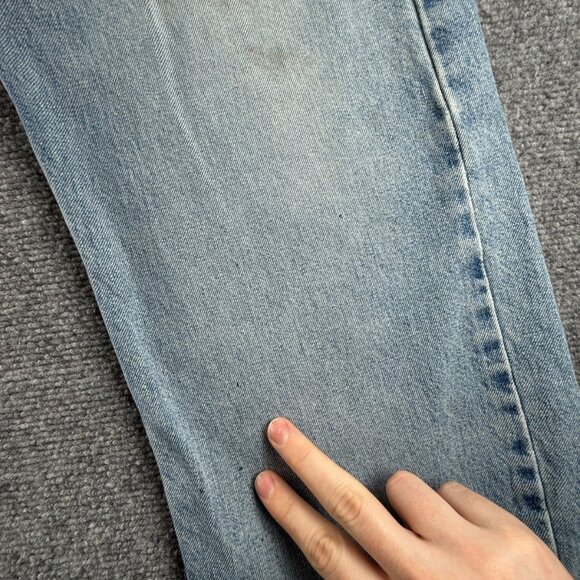 VTG Levi's Blue Jeans Men Light Wash Denim Cotton Jeans Loose Baggy ACTL 31.5X30 - Picture 8 of 16